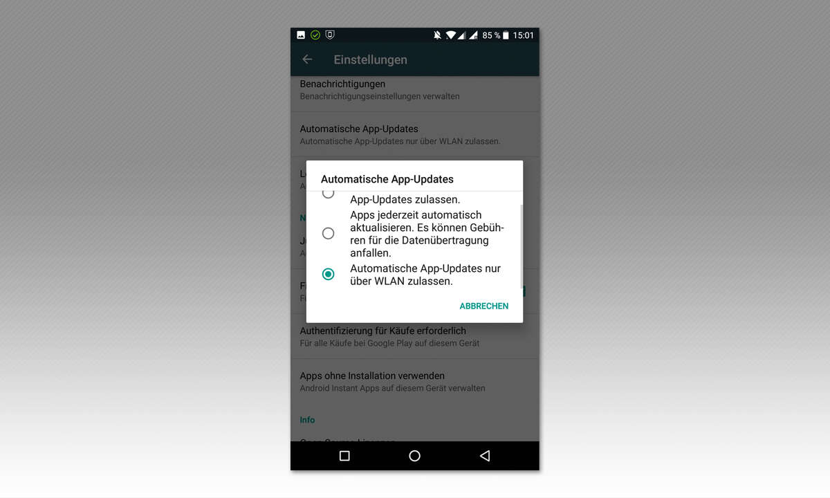 Android sicher machen: Tipp 2 Updates sofort installieren