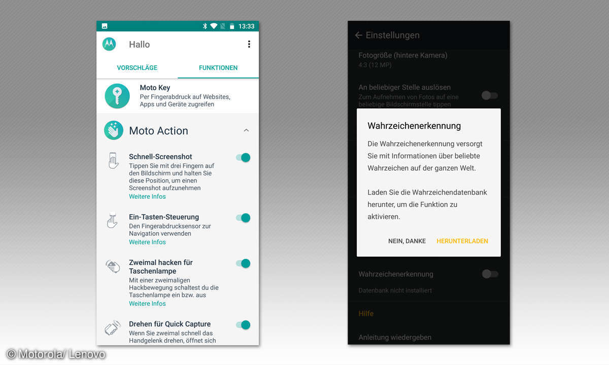 Motorola Moto G6 Screens