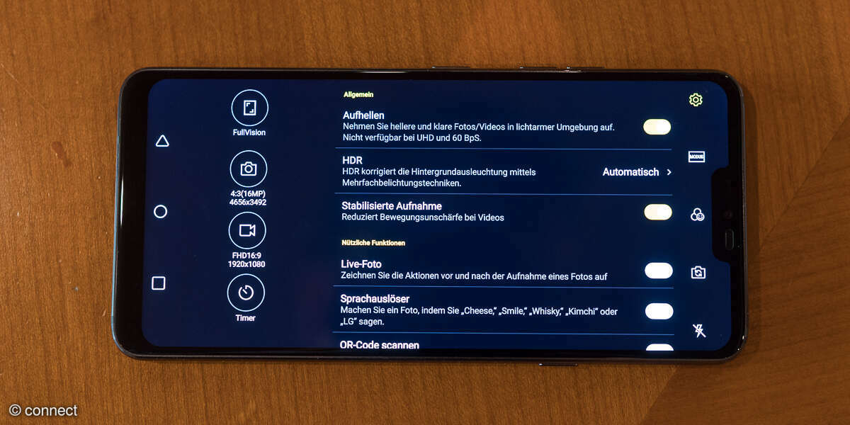 LG G7 grau helle Aufnahmen