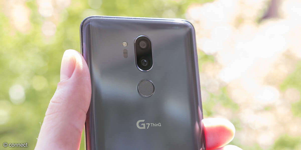 LG G7 grau Rückkamera