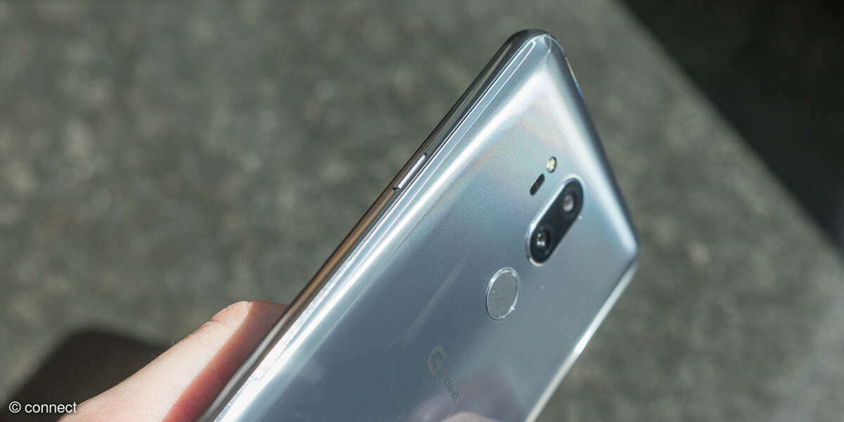 LG G7 grau Seite