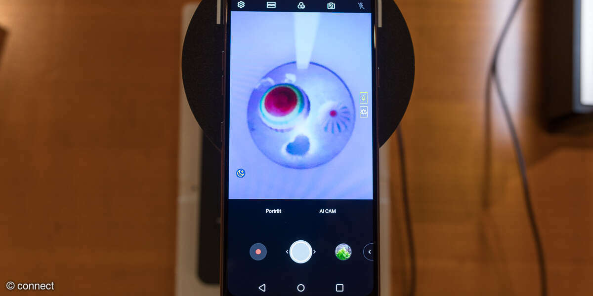 LG G7 helle Aufnahmen ein