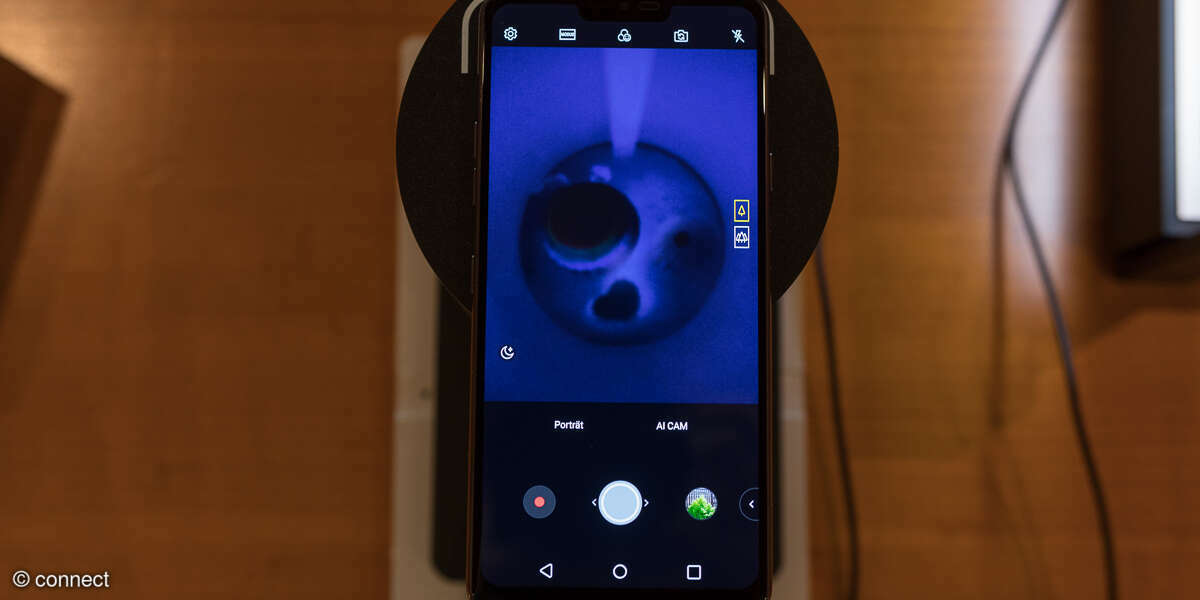 LG G7 helle Aufnahmen ein
