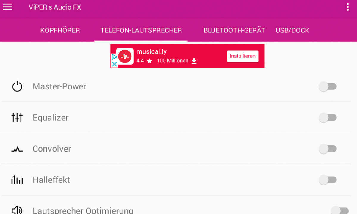 Android rooten: Screenshot Viper