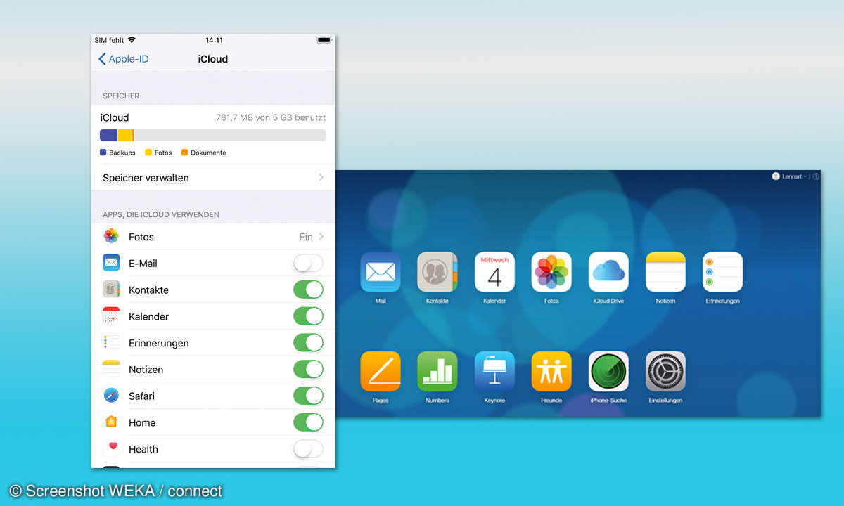 Cloud-Dienste im Leistungscheck - Apple iCloud
