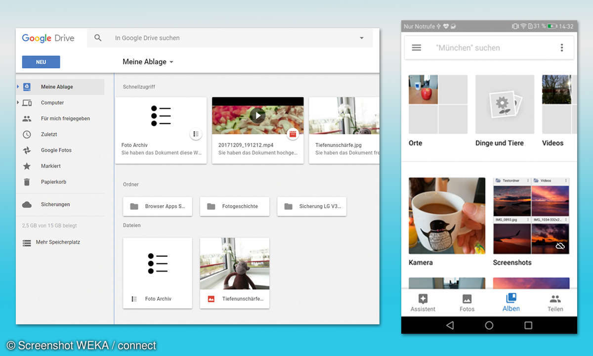 Cloud-Dienste im Leistungscheck - Google Drive