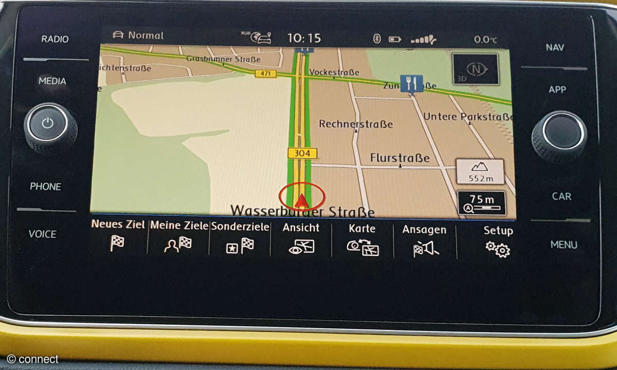 VW T Roc Infotainment Navi