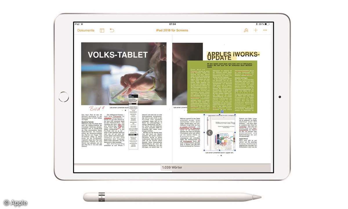 iPad Pages Anmerkungen 