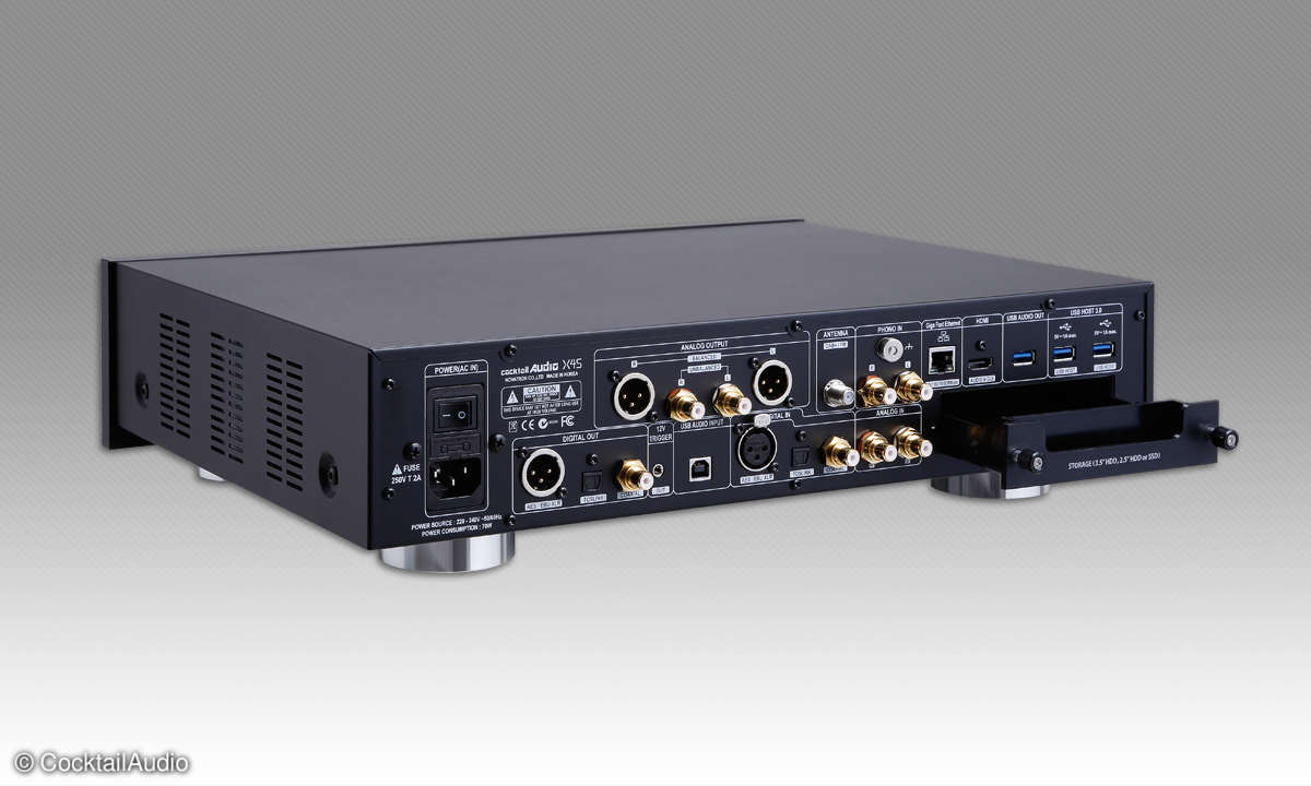 CocktailAudio X-45 - Rückansicht