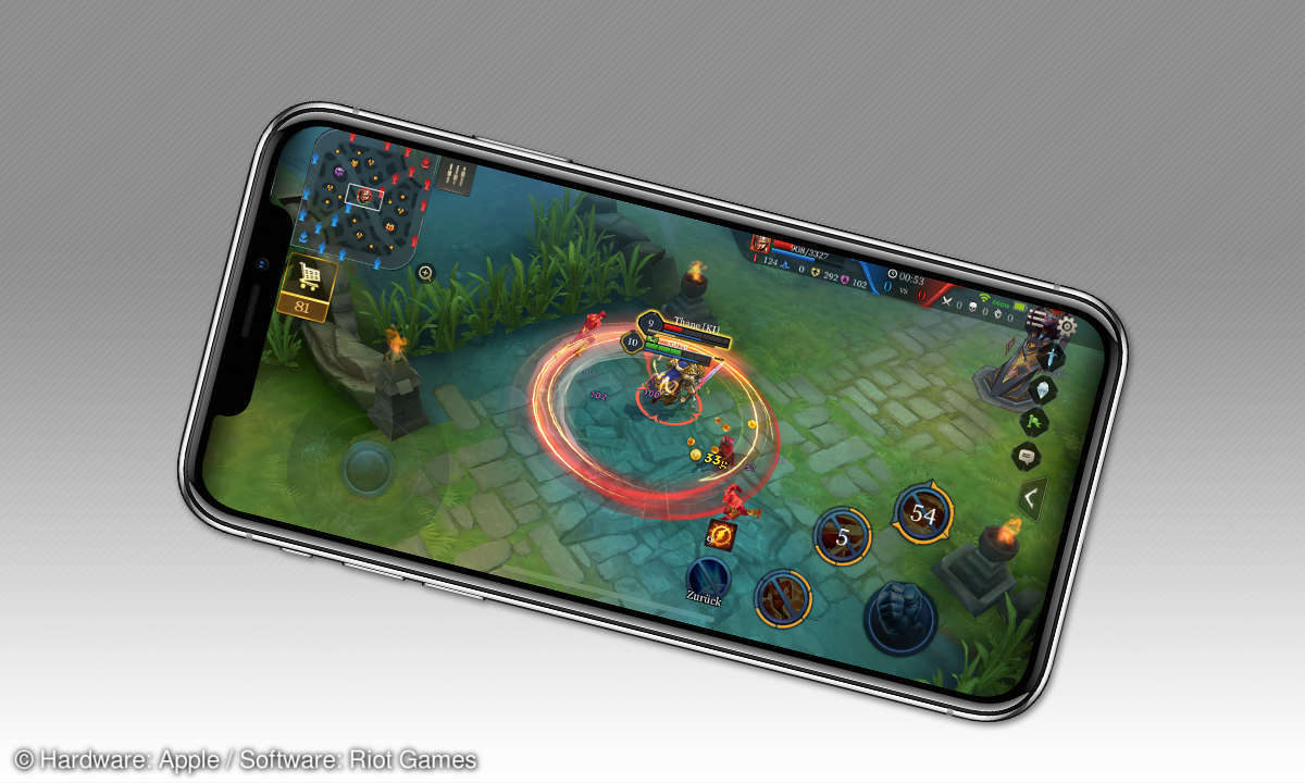 Gaming-Smartphones im Vergleich - Apple iPhone X