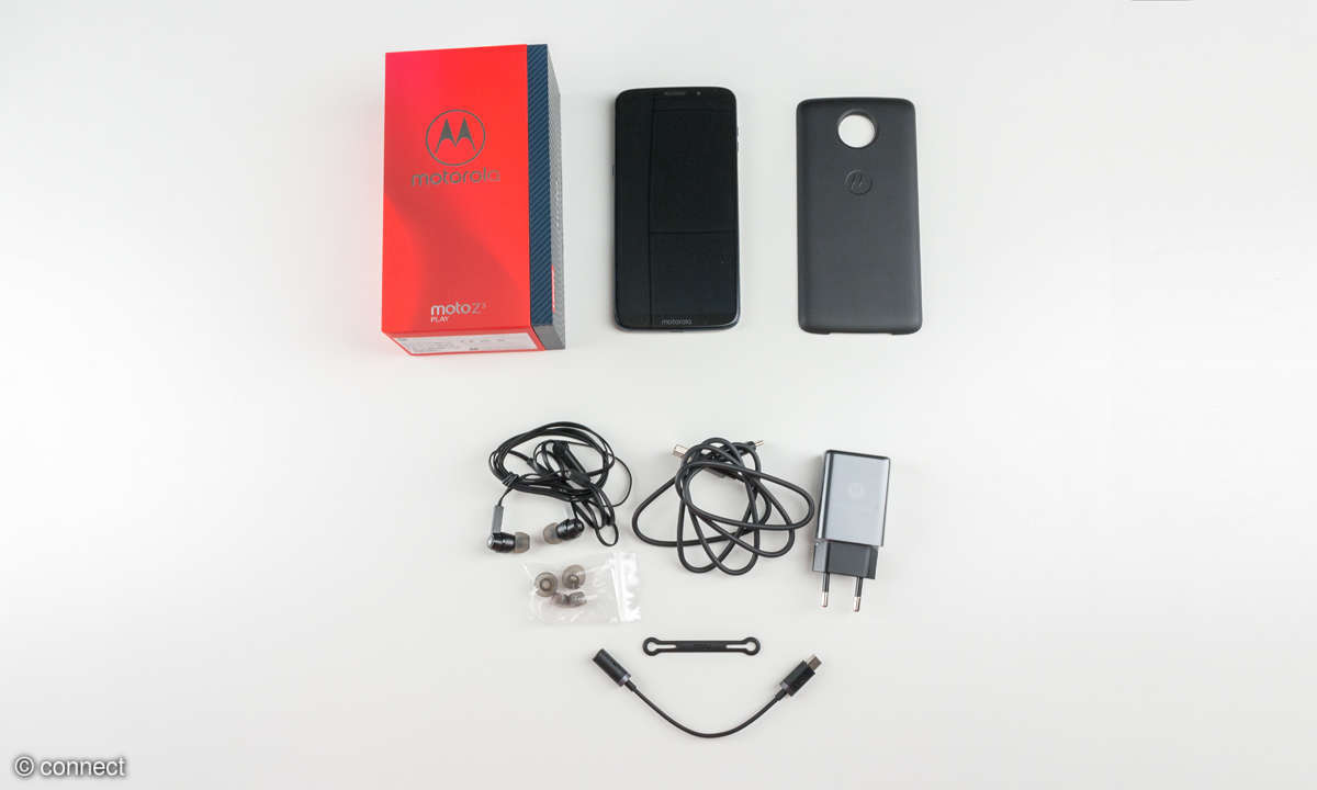 Motorola Moto Z3 Play Lieferumfang