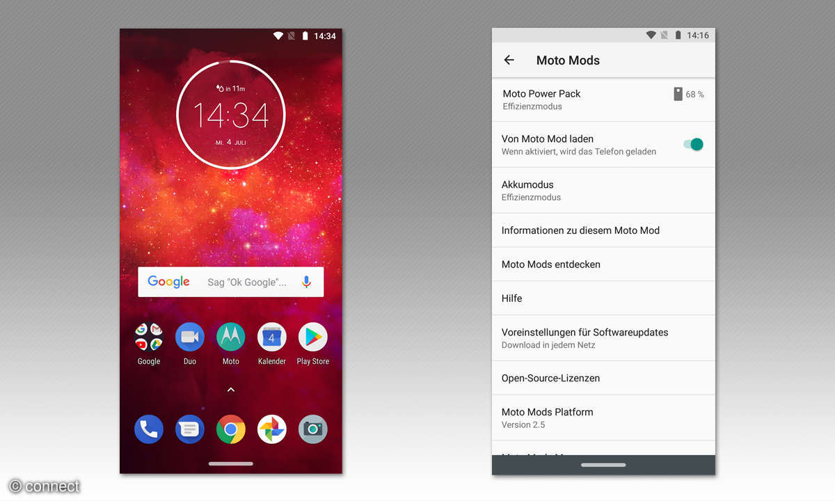 Moto Z3 Play Screens