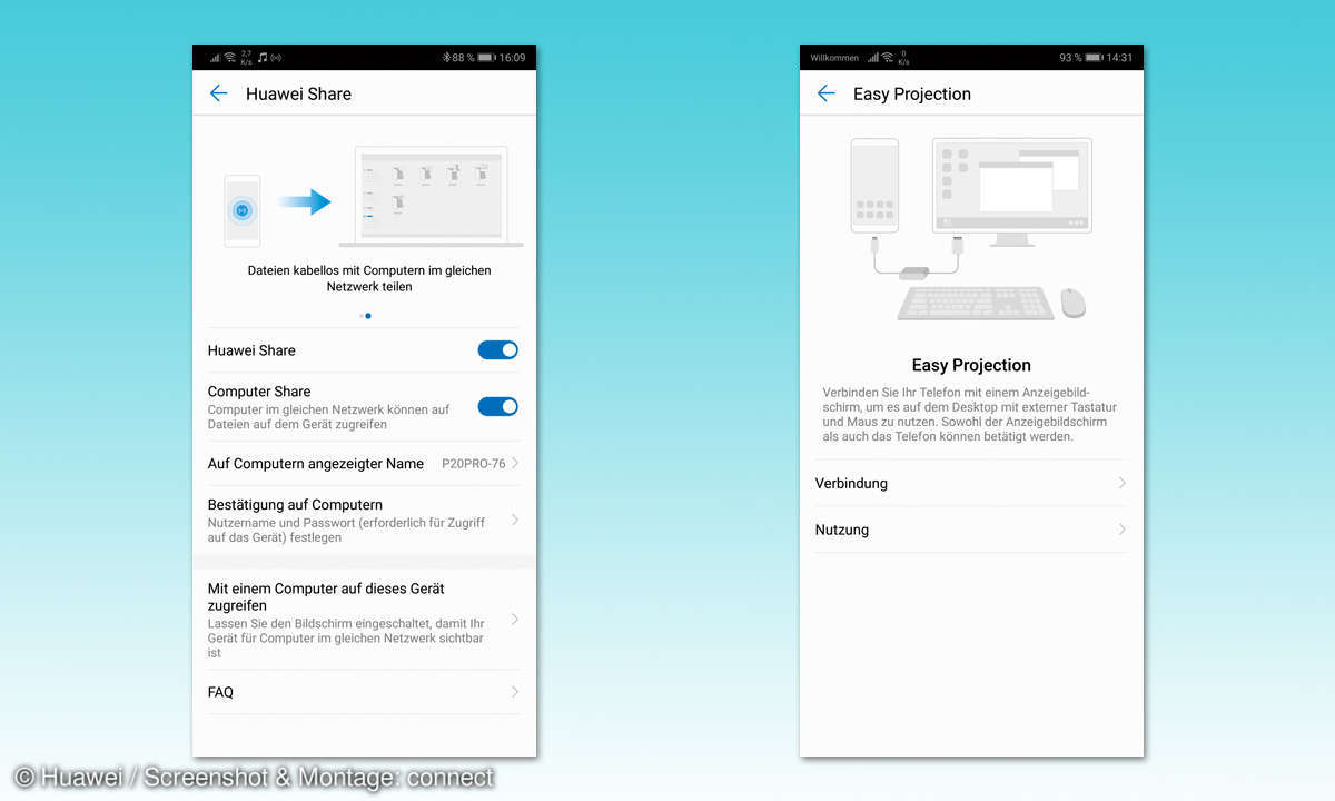 Huawei P20 Connectivity