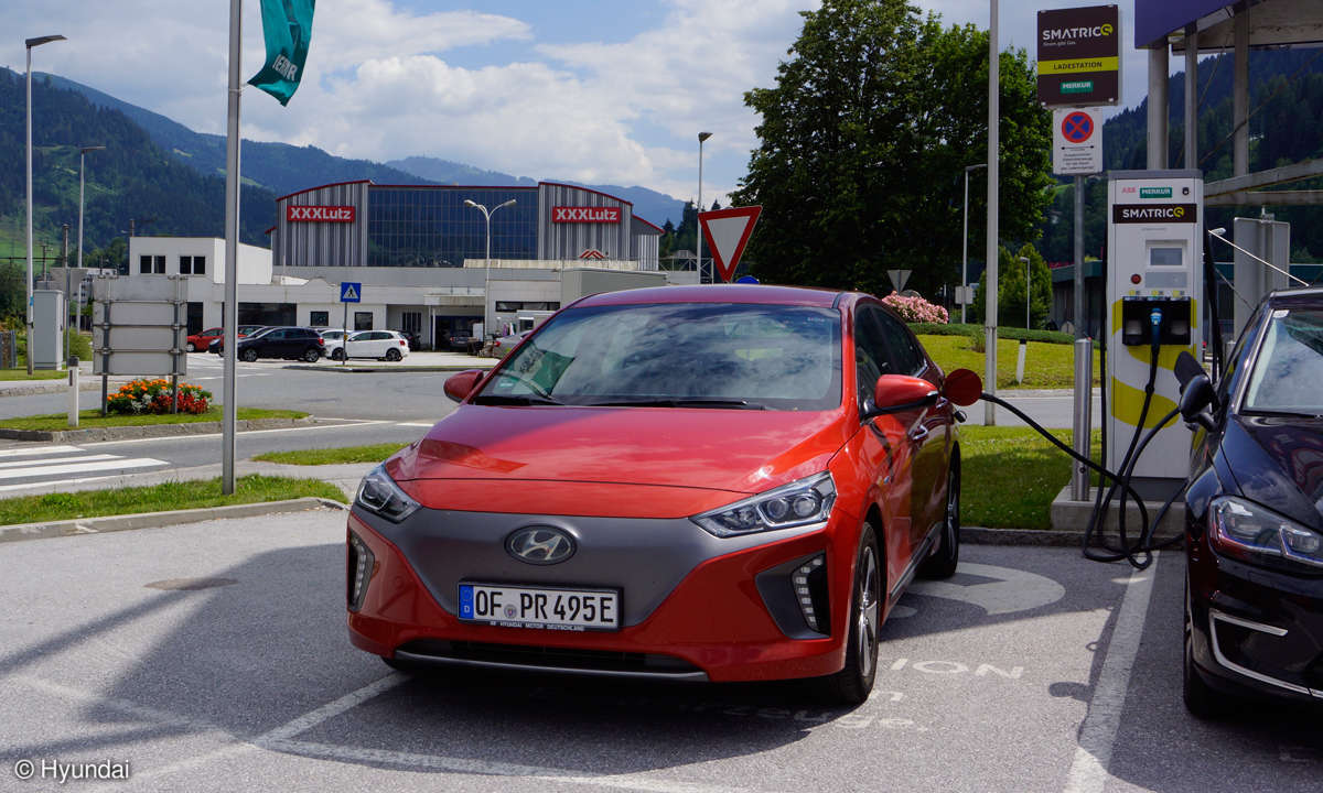 Hyundai Ioniq Elektro Ladestation