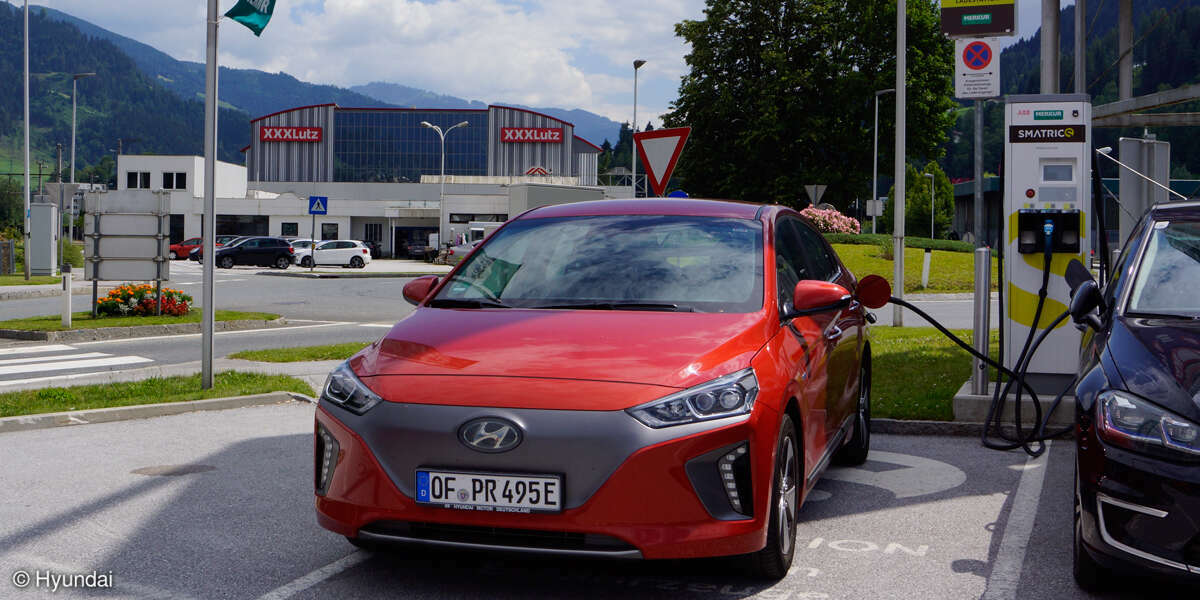 Hyundai Ioniq Elektro Ladestation
