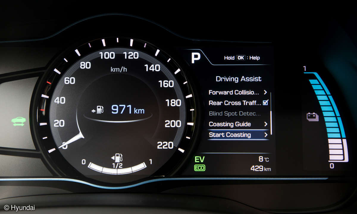 Hyundai Ioniq Plug-in-Hybrid Instrumente