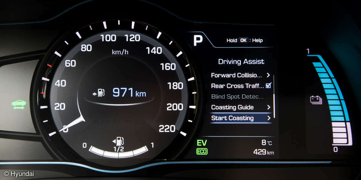 Hyundai Ioniq Plug-in-Hybrid Instrumente