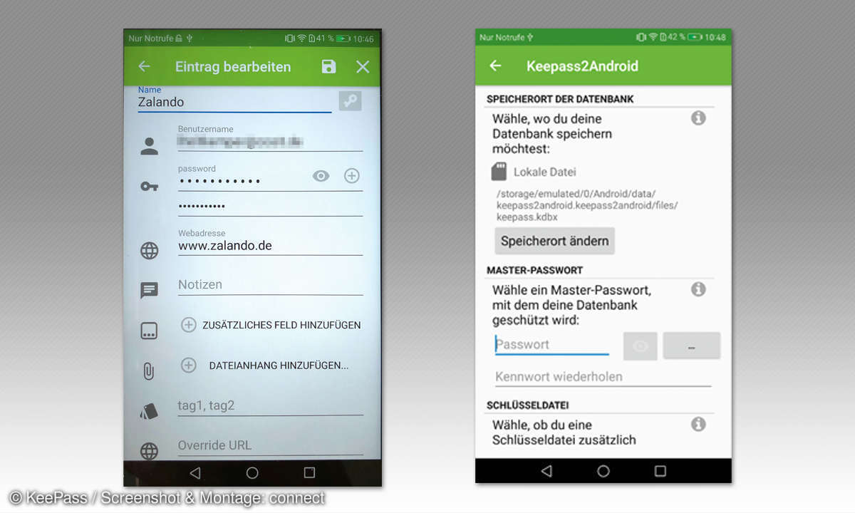 Passwort-Manager im Vergleich - KeePass