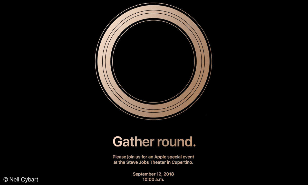 Apple Event Einladung Gather round