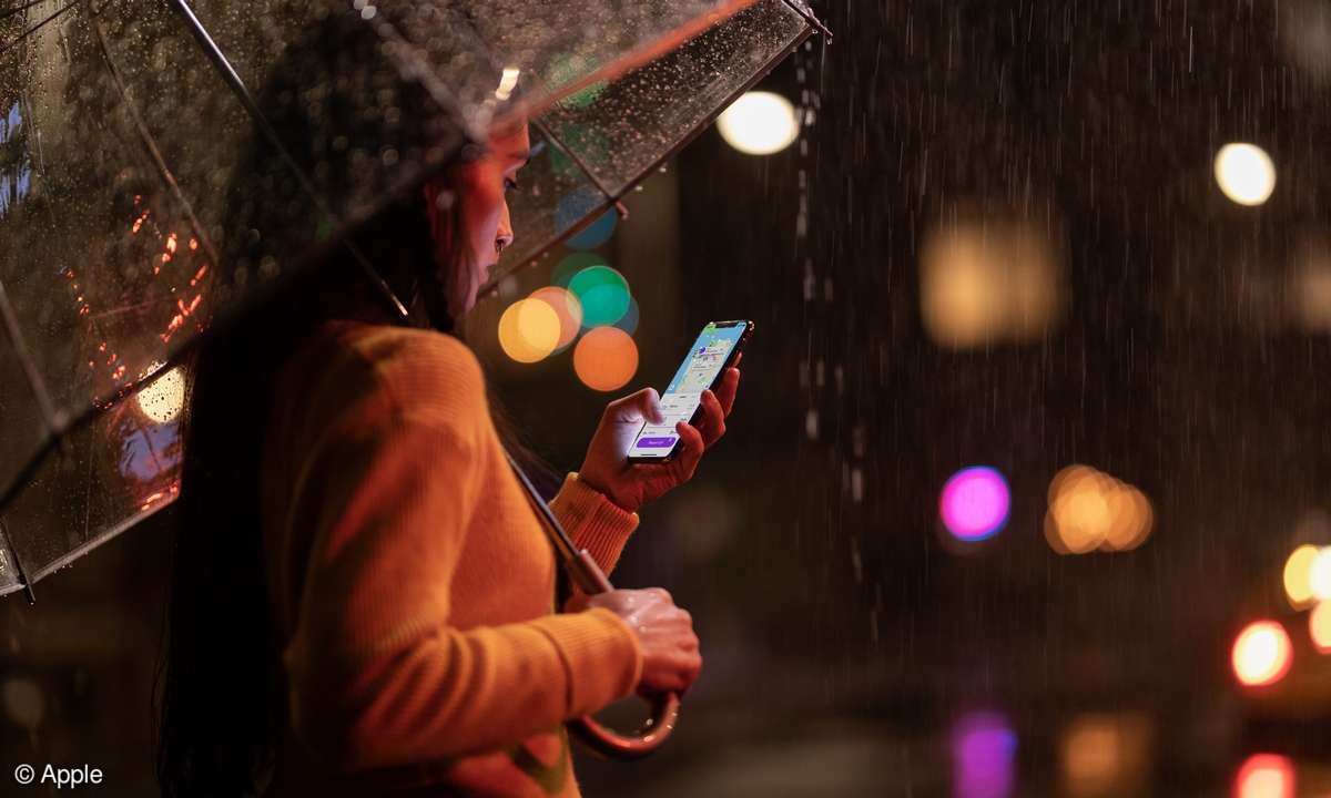 Apple iPhone Xs Max Promo PR-Foto Regen