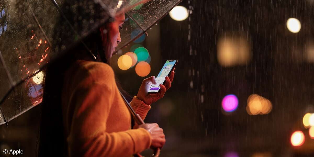 Apple iPhone Xs Max Promo PR-Foto Regen
