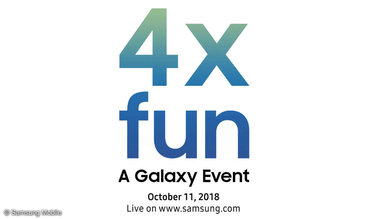 Einladung Samsung Galaxy-Event Oktober 2018