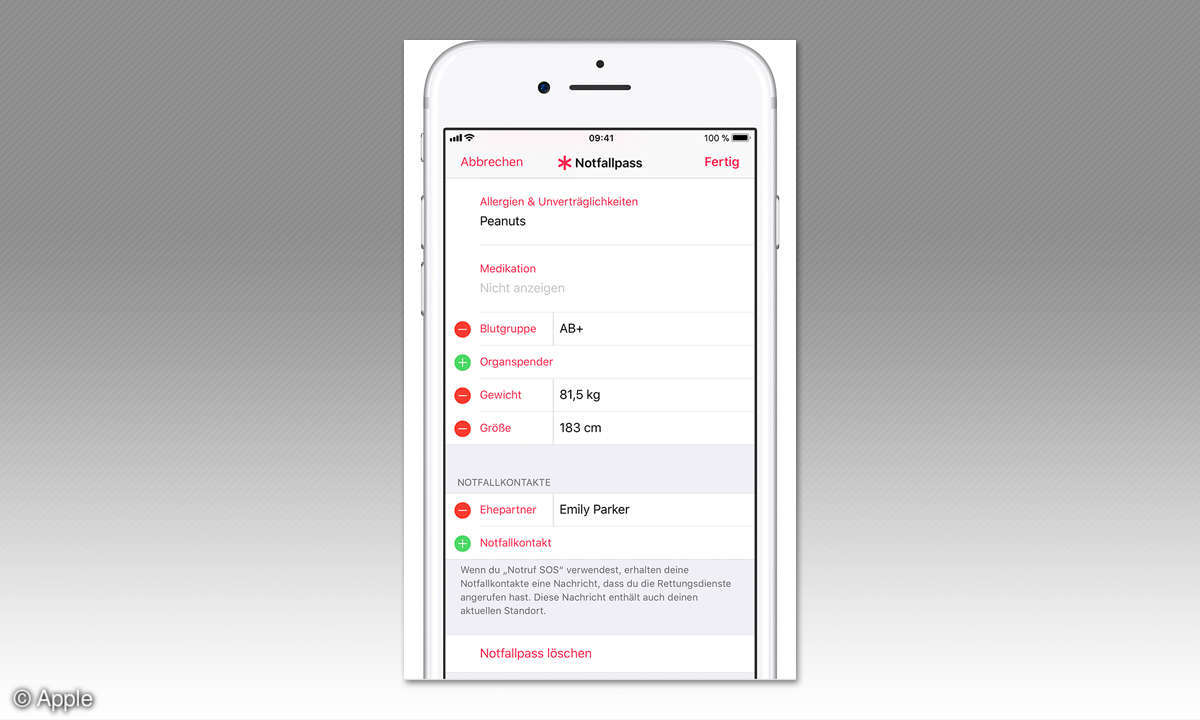 iPhone Notruf