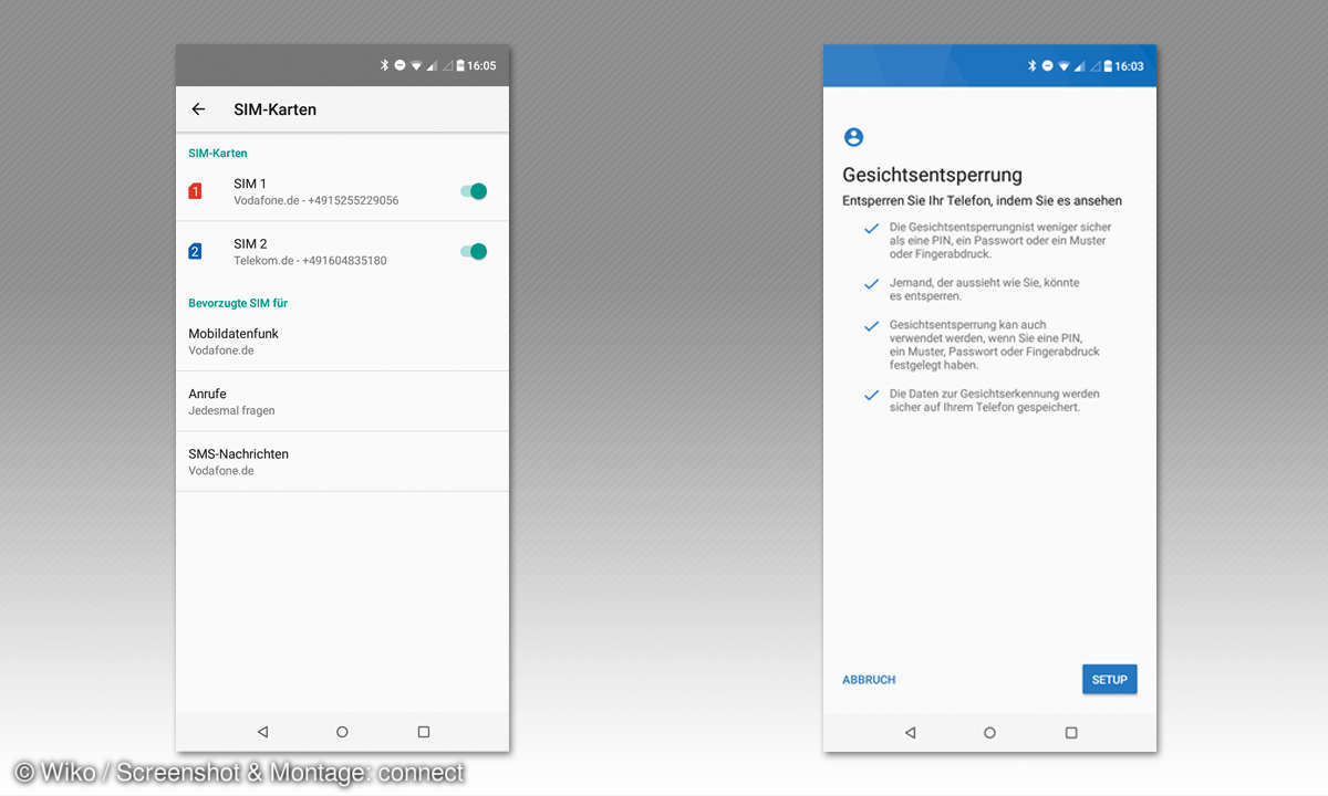 Wiko View 2 Pro im Test - Einstellungen