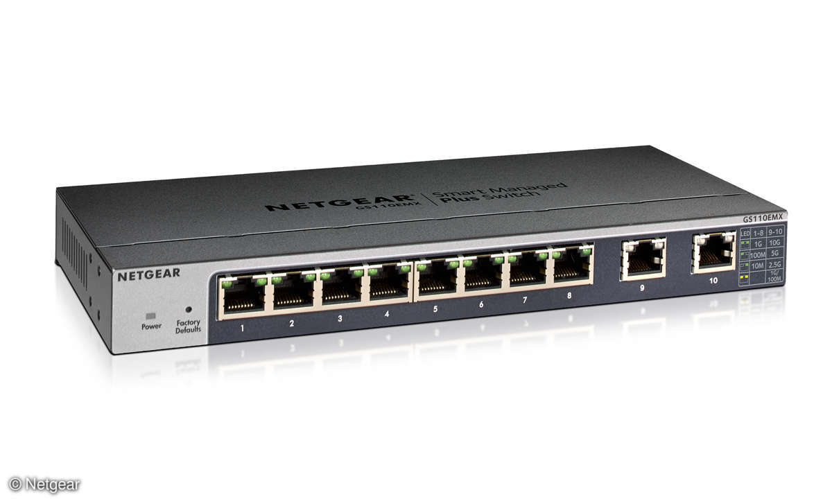 Ethernet-Vernetzung: Netgear GS110EMX Hero