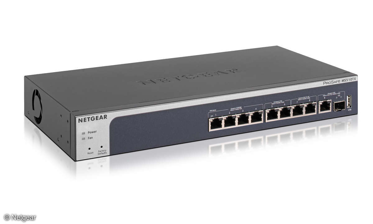 Ethernet-Vernetzung: Netgear MS510TX Hero
