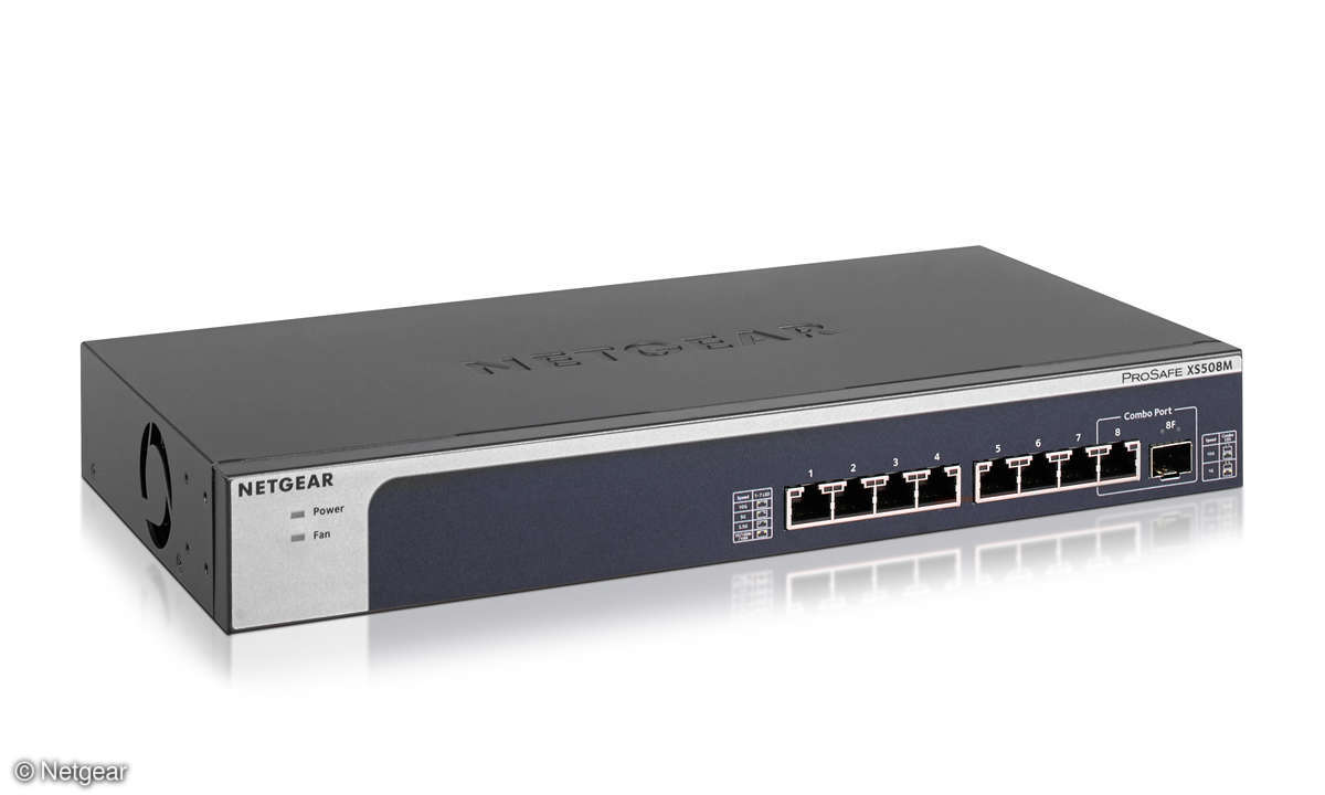 Ethernet-Vernetzung: Netgear XS508M