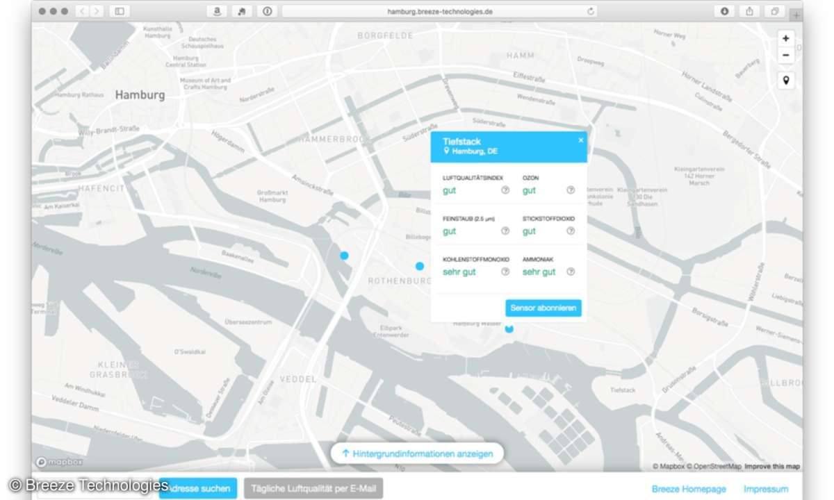 Breeze Technologies Citizen Portal