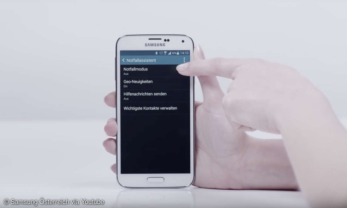 Samsung Notfallmodus nutzen - so geht’s