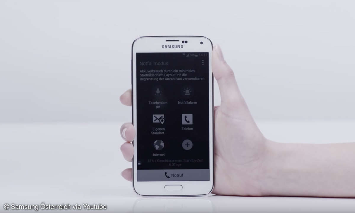 Samsung Notfallmodus nutzen - so geht’s