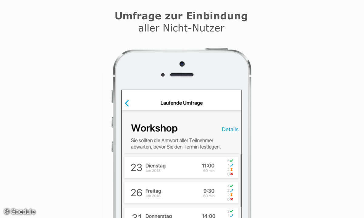 Scedule Einbindung