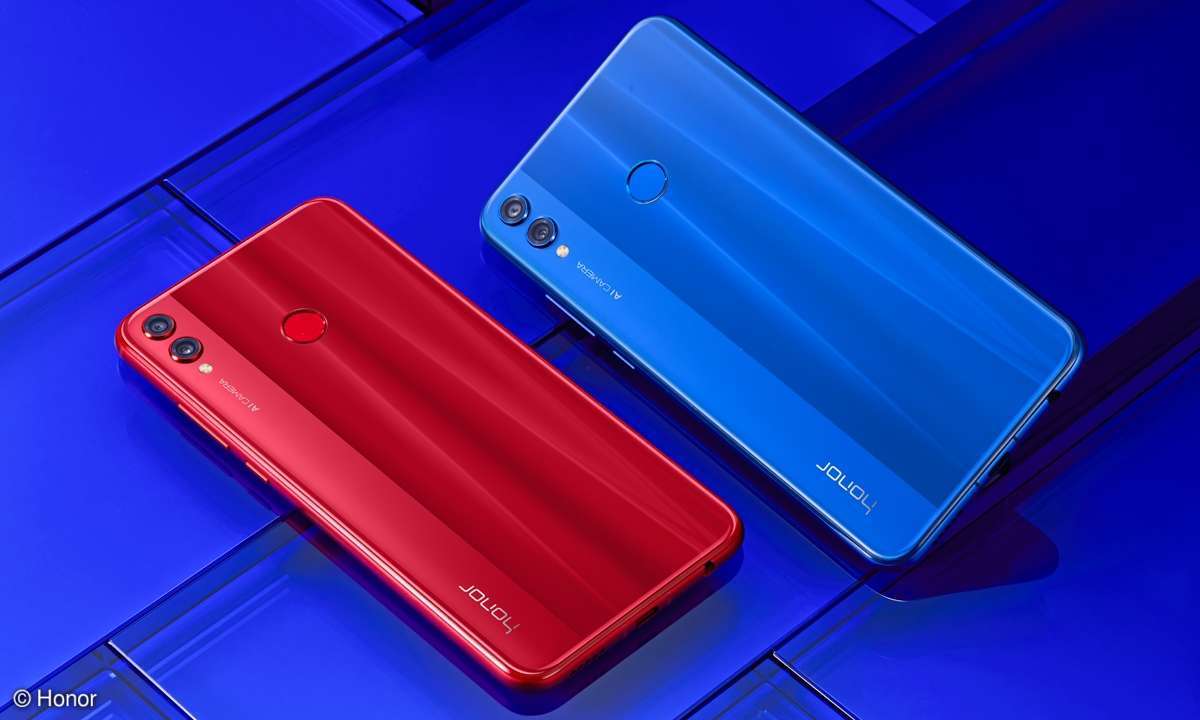 Honor 8X Smartphone Rot Blau