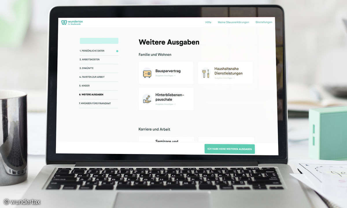 wundertax laptop