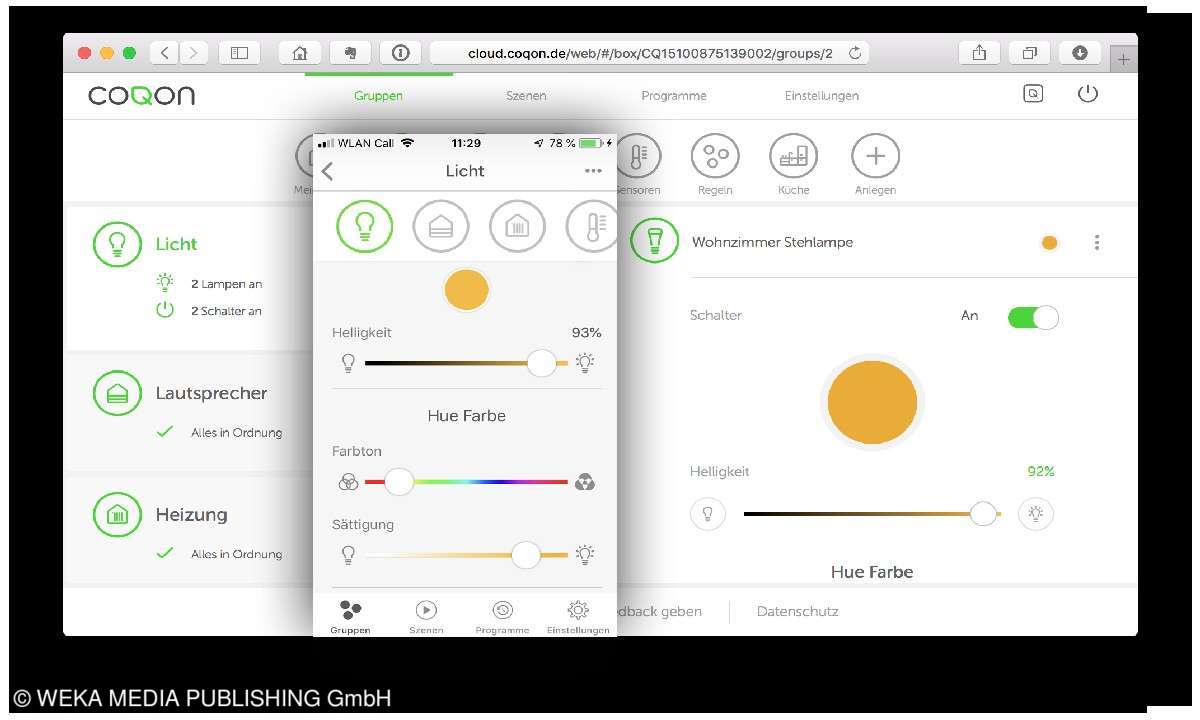 App und Cloud-Dienst