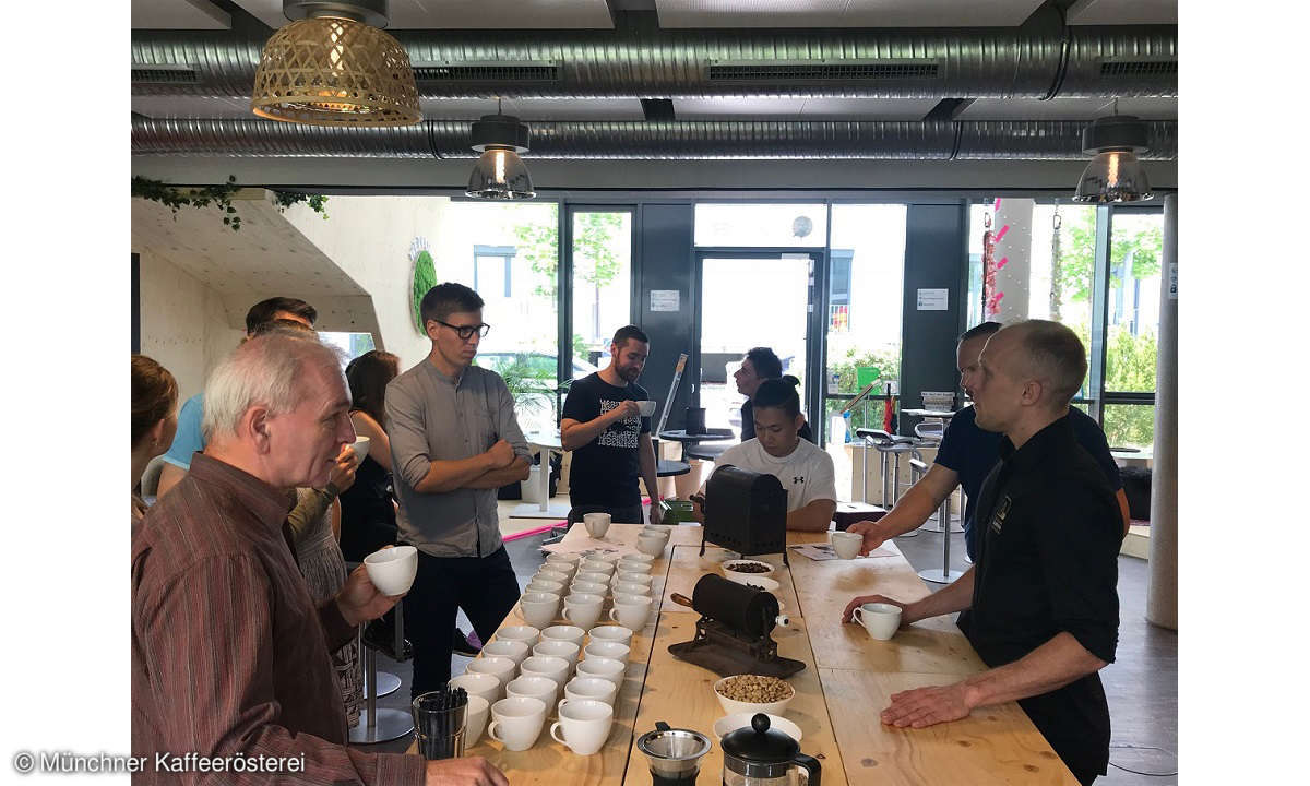 Münchner Kafferösterei Kaffeeseminar