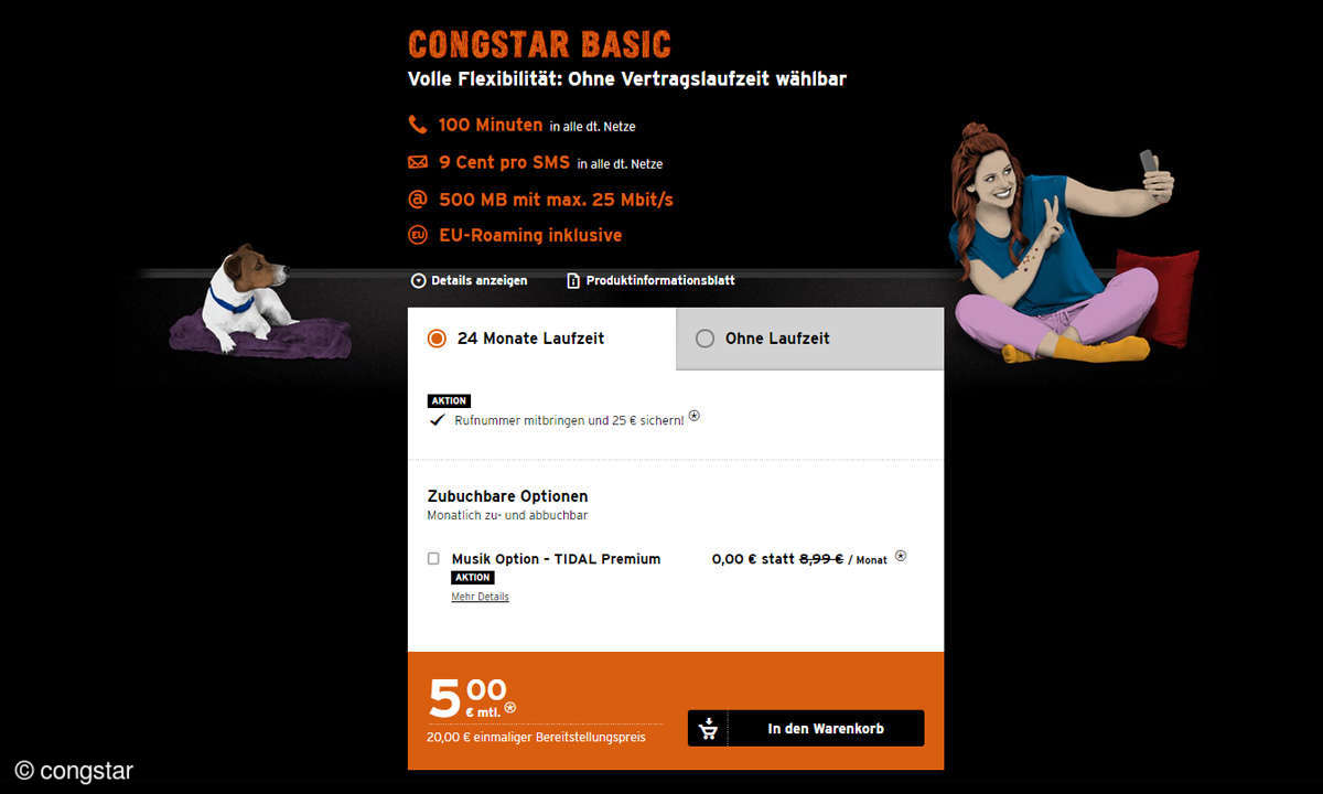 congstar Basic Tarif