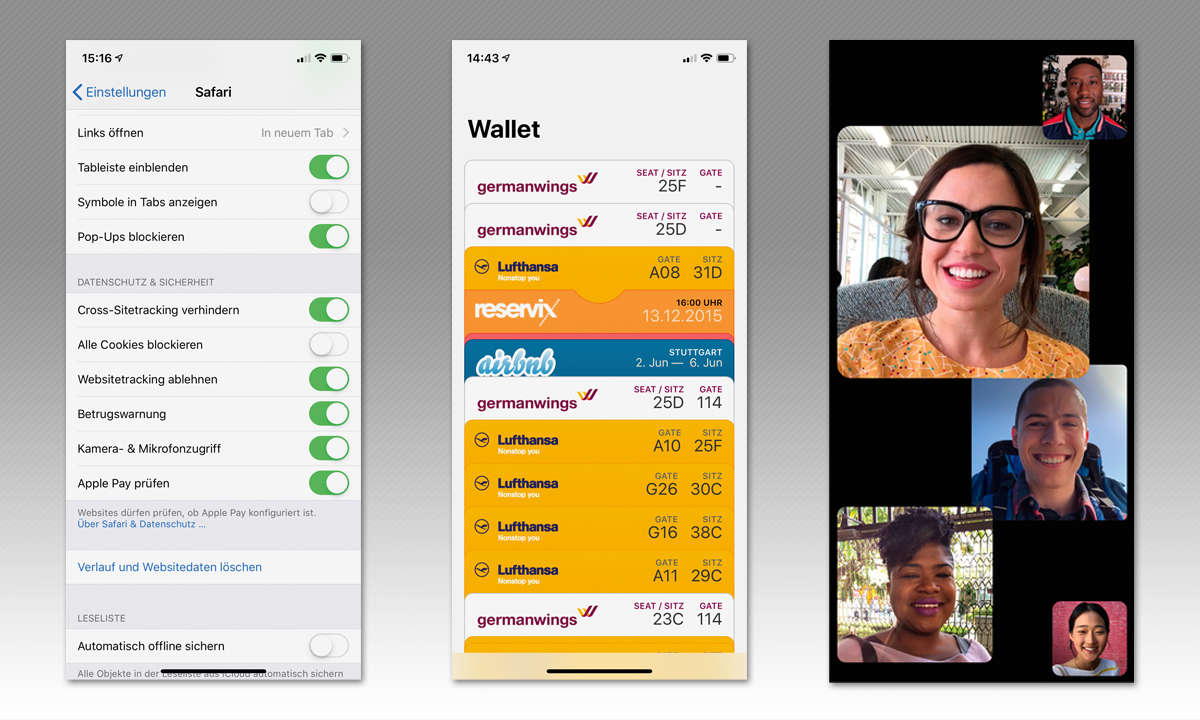 Android 9 und iOS 12 im Vergleich: iOS 12 - Extras