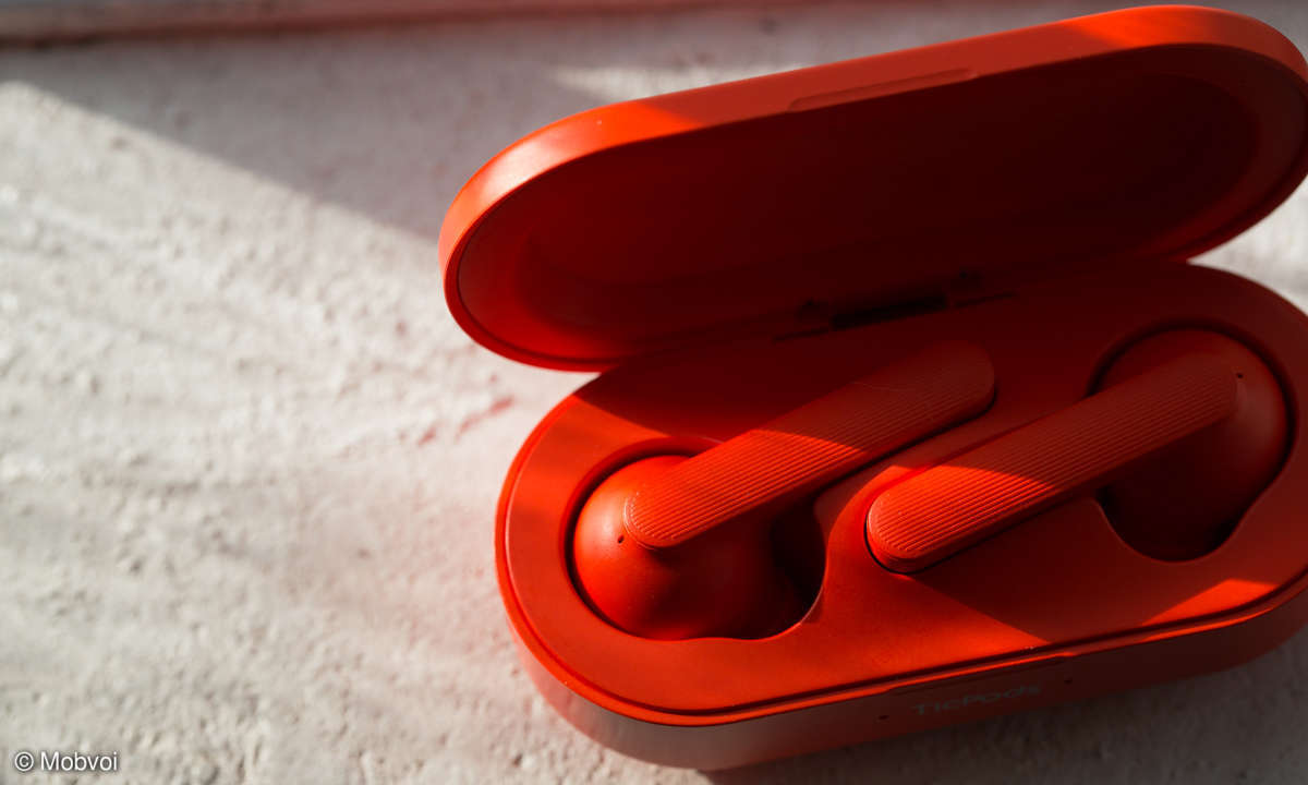 TicPods Free Red Case