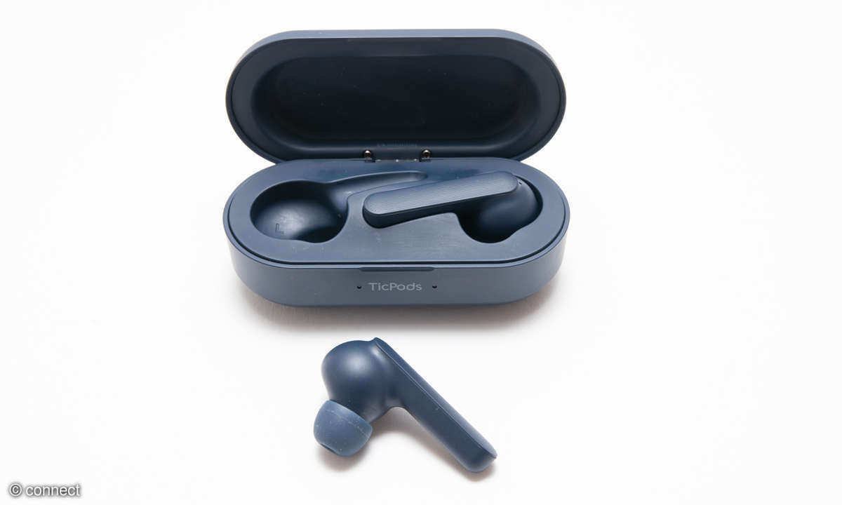 TicPods Free Mobvoi mit Ladeschale