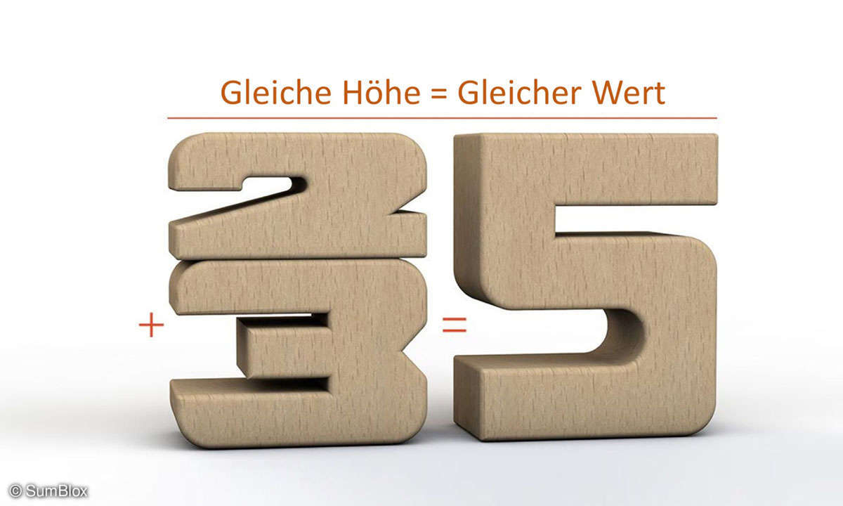 SumBlox Gleiche Höhe = Gleicher Wert