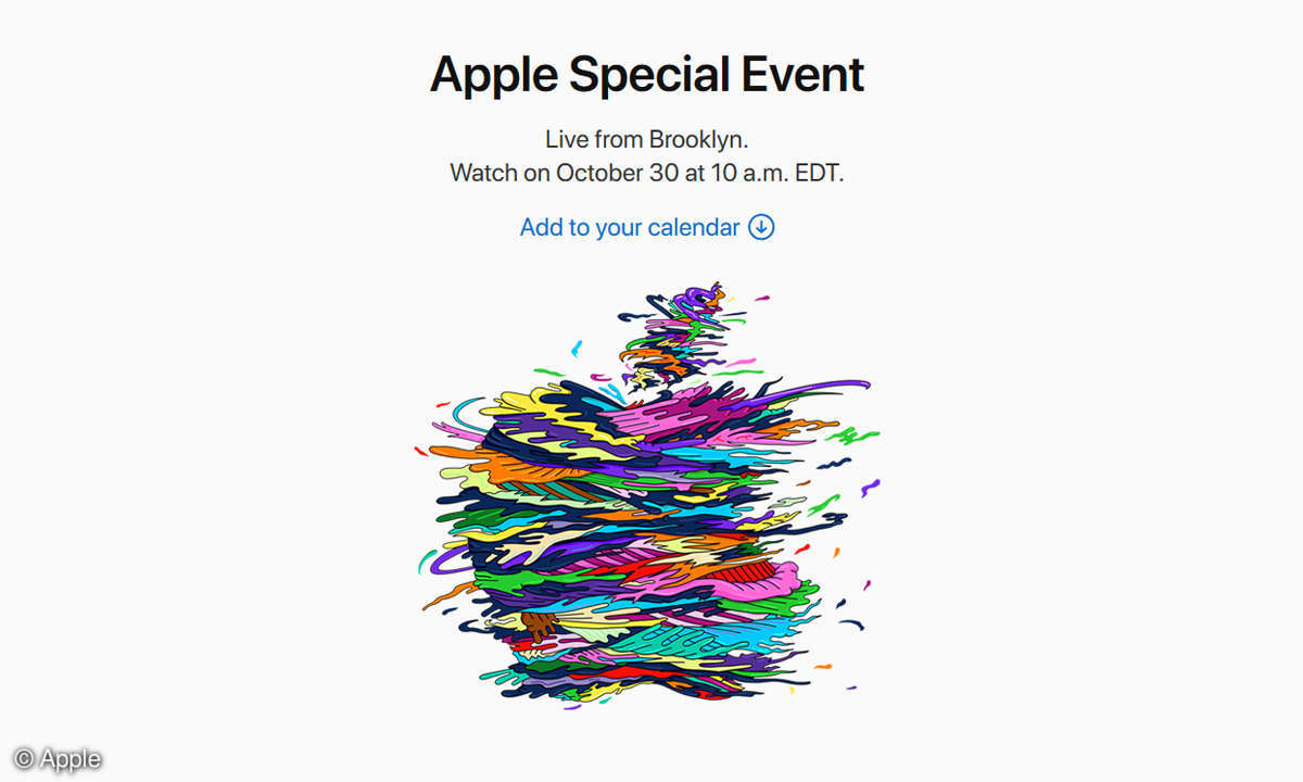 Apple Event Oktober 2018 Live Ticker