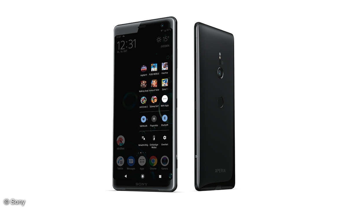 Randlose Schönheit: Sony Xperia XZ3 im Test