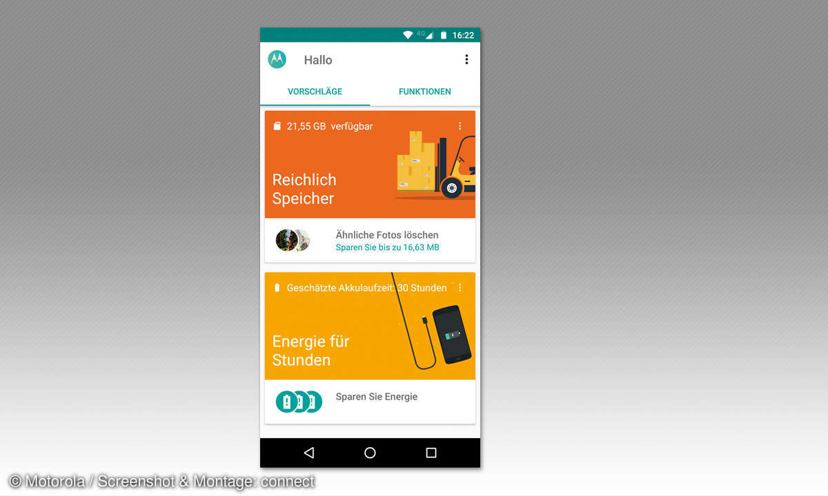 Motorola Moto G6 Play im Test - App