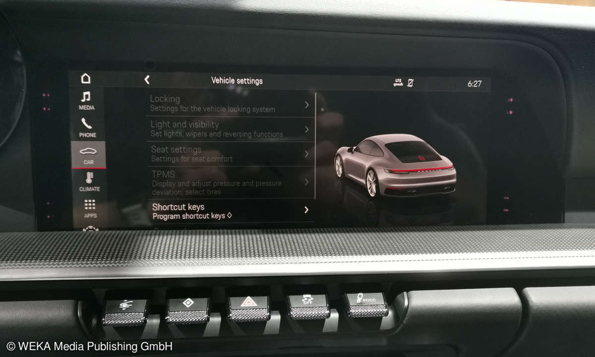Der neue Porsche 911er - Eine Ikone geht in die achte Generation - Touchscreen
