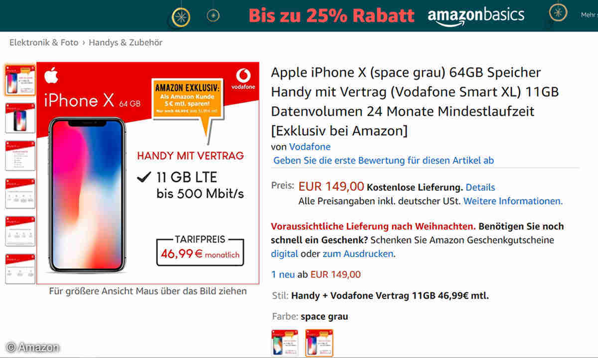 Iphone X Mit Vodafone Vertrag Bei Amazon Lohnt Sich Das Angebot Connect Iphone X Mit Vodafone Vertrag Bei Amazon Lohnt Sich Das Angebot Connect