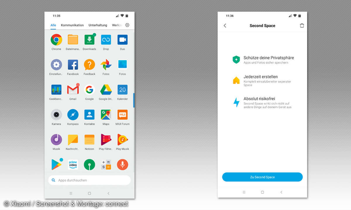 Xiaomi Pocophone F1 im Test - App Screenshots